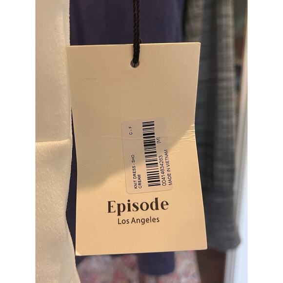 Episode Los Angeles Maxi Dress Short Cap Sleeve Ruffles Women's Size Medium NWT - Picture 2 of 12